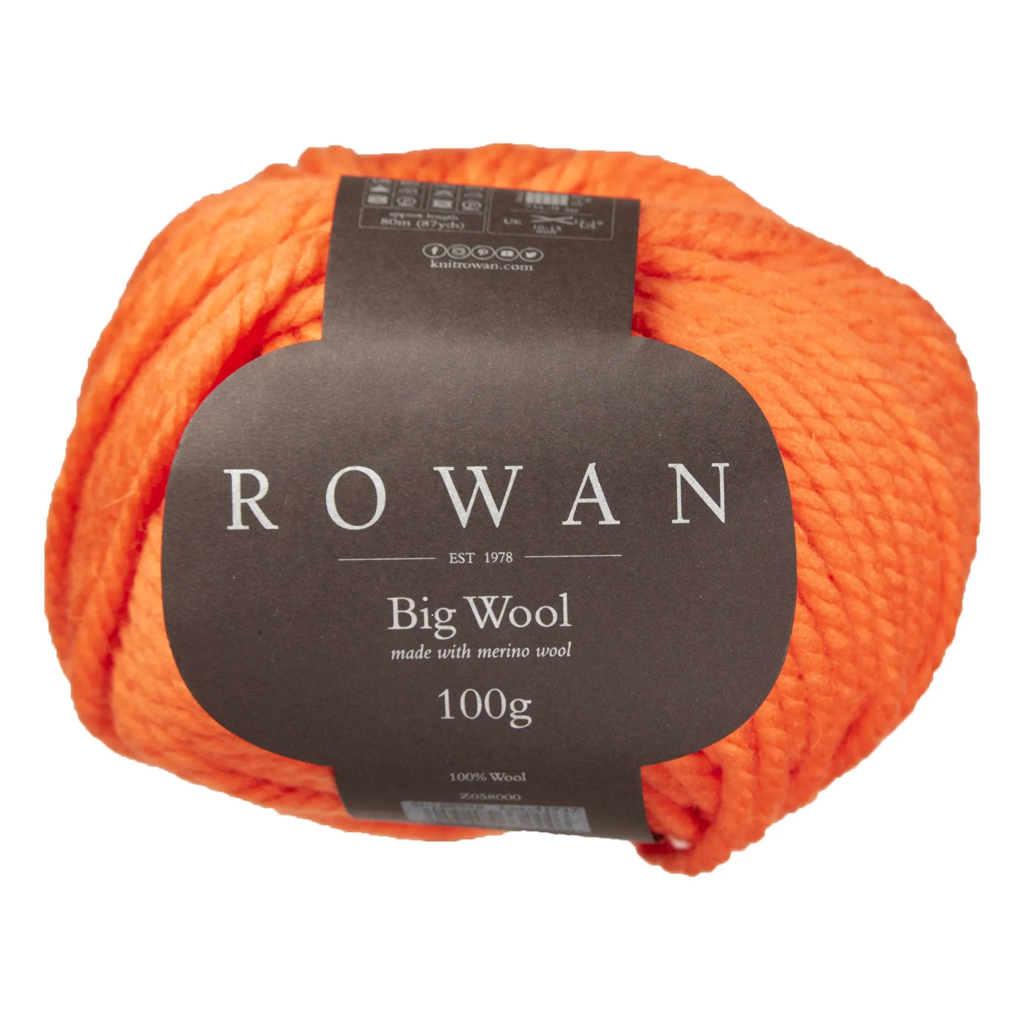 Rowan Big Wool Yarn - 90 Pumpkin