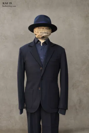Shoemaker's Jacket - Navy Wool Cashmere - M, XL