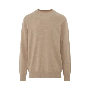 Wool and Alpaca Sweater in Beige